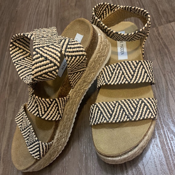 Steve Madden Women’s Espadrille Wedge Sandal - Picture 2 of 2